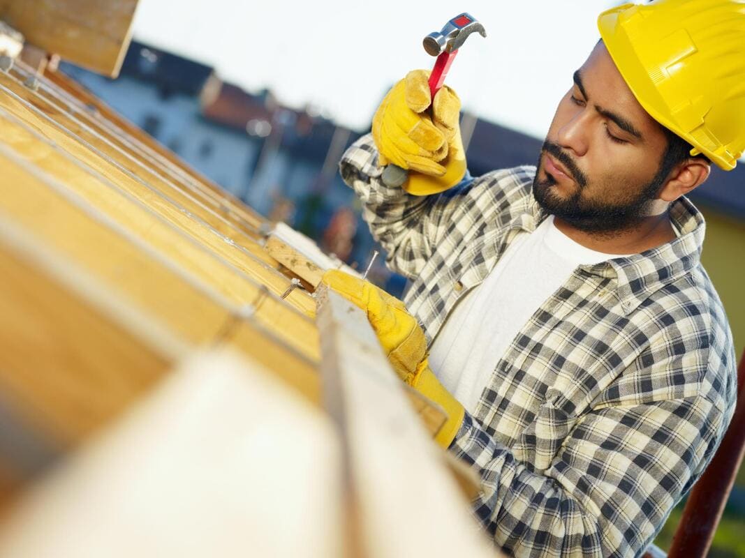 Roof edge and fascia maintenance work